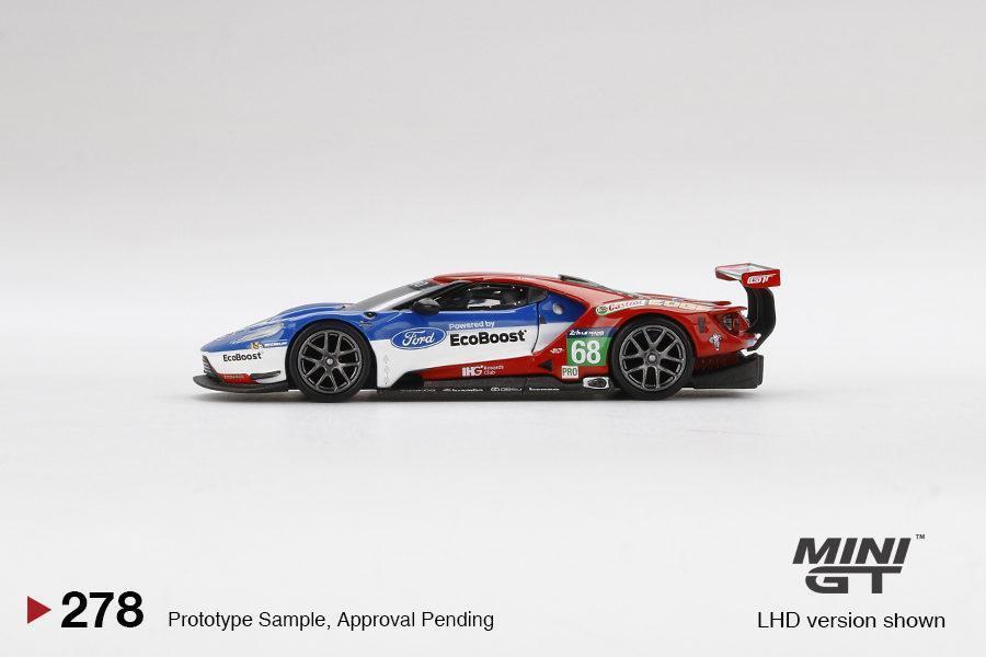 MINI GT 1/64 Ford GT LMGTE PRO 2016 24 Hrs of Le Mans Ford Chip Ganassi Team 4 Cars Set