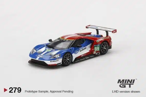 MINI GT 1/64 Ford GT LMGTE PRO 2016 24 Hrs of Le Mans Ford Chip Ganassi Team 4 Cars Set