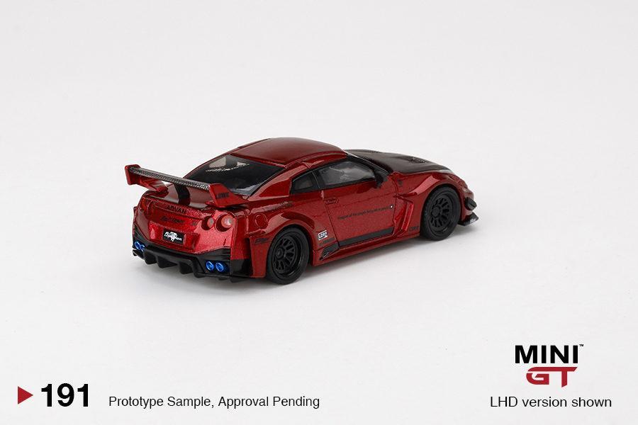 MINI GT 1/64 No.191 LB-Silhouette WORKS GT NISSAN 35GT-RR Ver.1 Lava Red