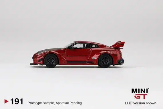 MINI GT 1/64 No.191 LB-Silhouette WORKS GT NISSAN 35GT-RR Ver.1 Lava Red