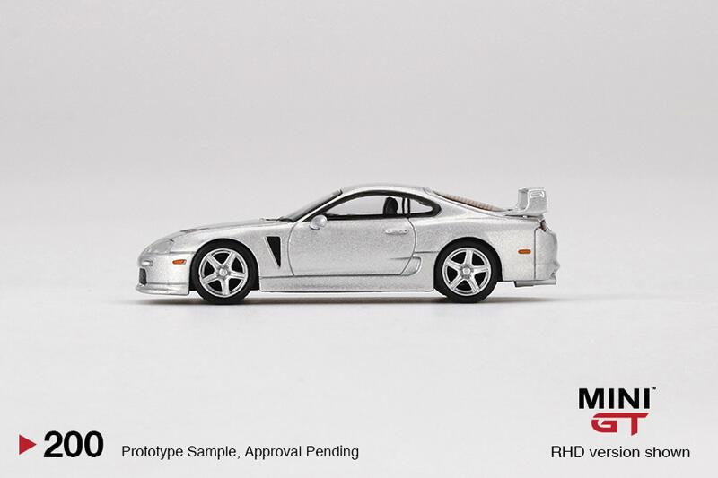 MINI GT 1/64 Toyota TRD 3000GT Alpine Silver Metallic