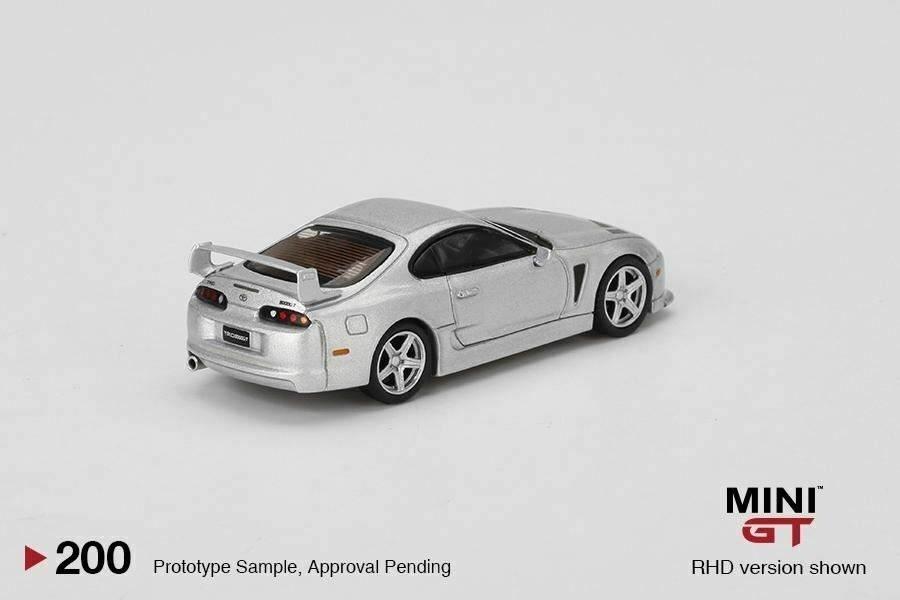 MINI GT 1/64 Toyota TRD 3000GT Alpine Silver Metallic