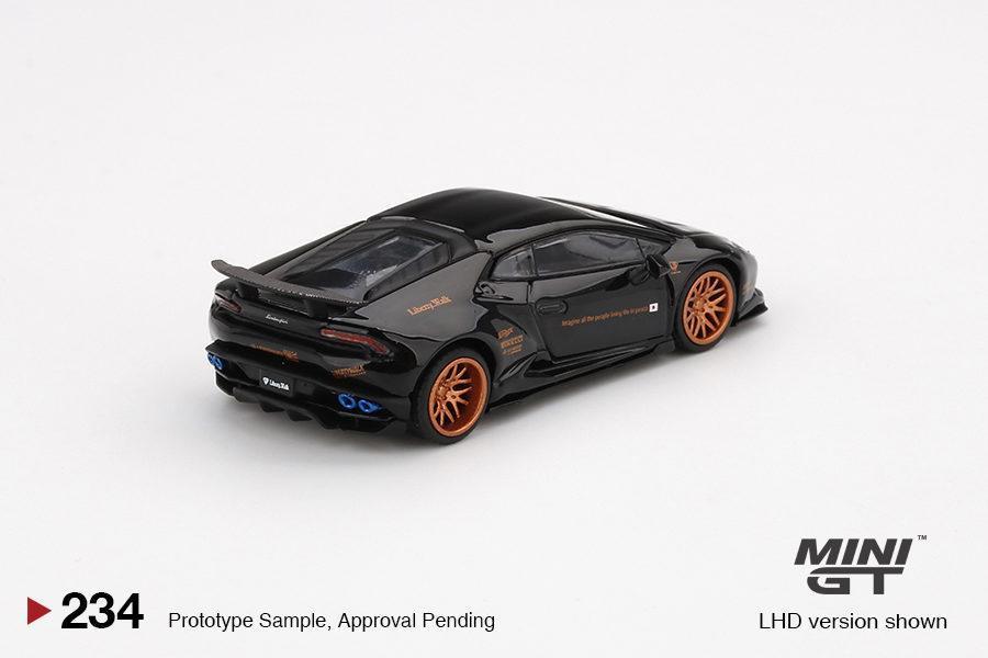 MINI GT 1/64 No.234 LB★WORKS Lamborghini Huracán ver. 1 Black
