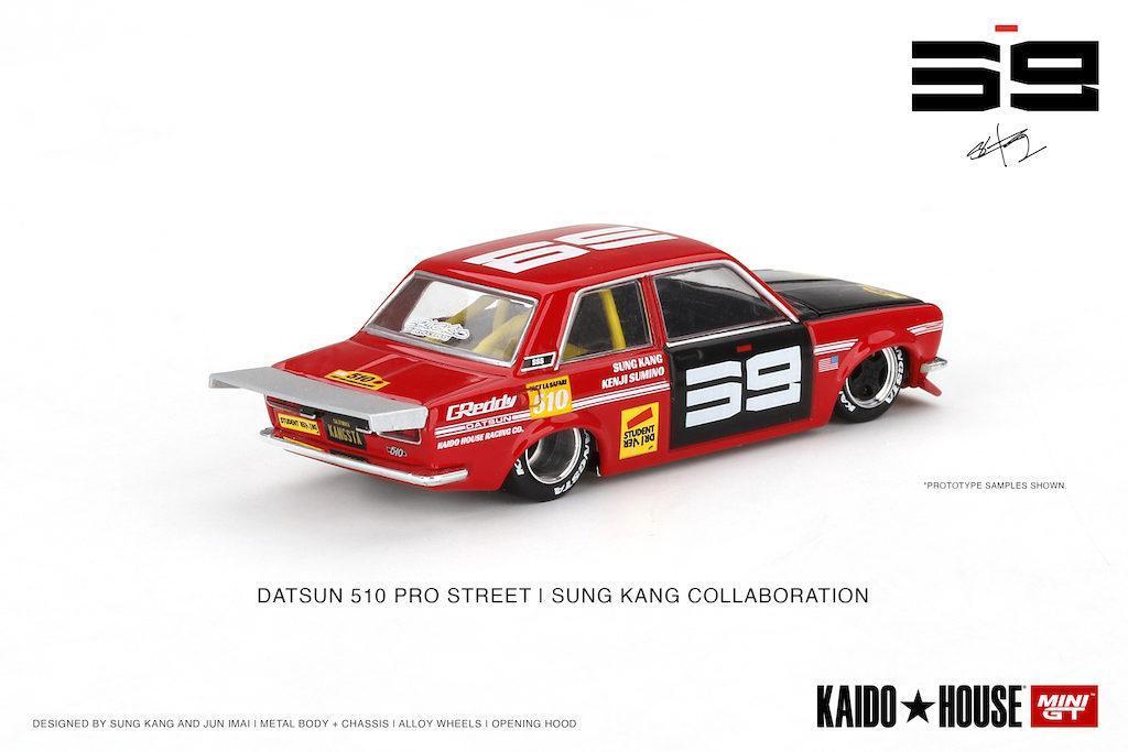 MINI GT 1/64 No.004 Datsun Pro Street SK510 Red