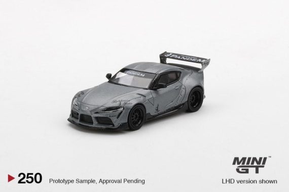 MINI GT 1/64 No.250 Pandem Toyota GR Supra V1.0 Matte Grey