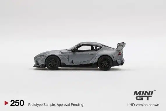 MINI GT 1/64 No.250 Pandem Toyota GR Supra V1.0 Matte Grey
