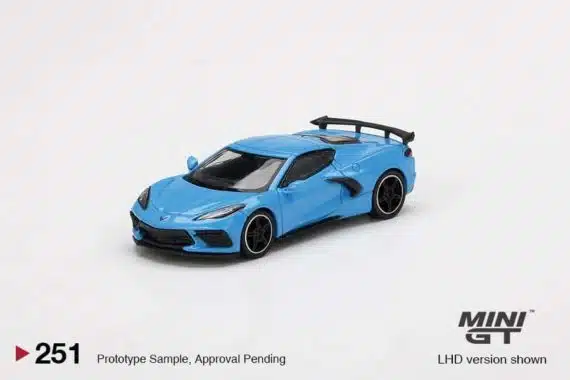 MINI GT 1/64 Chevrolet Corvette Stingray Rapid Blue