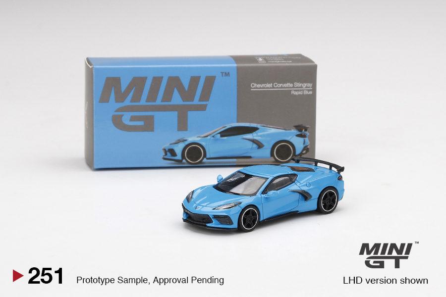 MINI GT 1/64 Chevrolet Corvette Stingray Rapid Blue