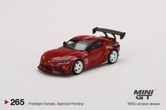 MINI GT 1/64 No.265 HKS Toyota GR Supra Renaissance Red