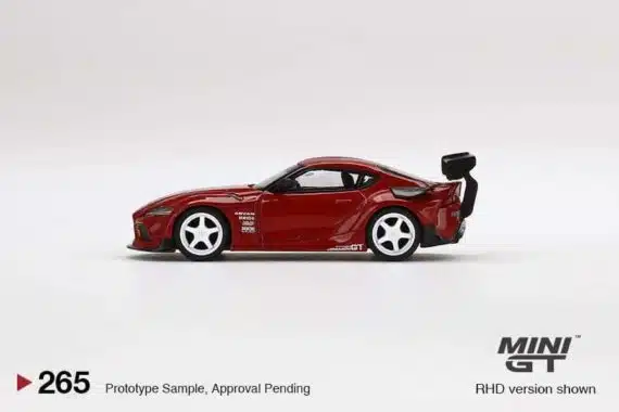 MINI GT 1/64 No.265 HKS Toyota GR Supra Renaissance Red
