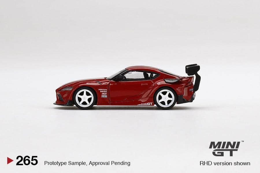 MINI GT 1/64 No.265 HKS Toyota GR Supra Renaissance Red