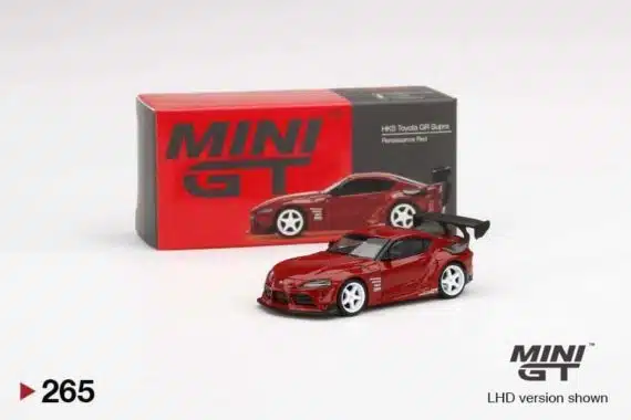 MINI GT 1/64 No.265 HKS Toyota GR Supra Renaissance Red