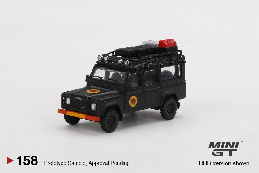 MINI GT 1/64 Land Rover Defender 110 National Information Service (Right Handle) Indonesia Limited Edition MGT00158-R
