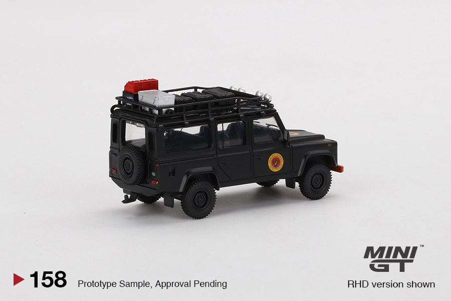 MINI GT 1/64 Land Rover Defender 110 National Information Service (Right Handle) Indonesia Limited Edition MGT00158-R