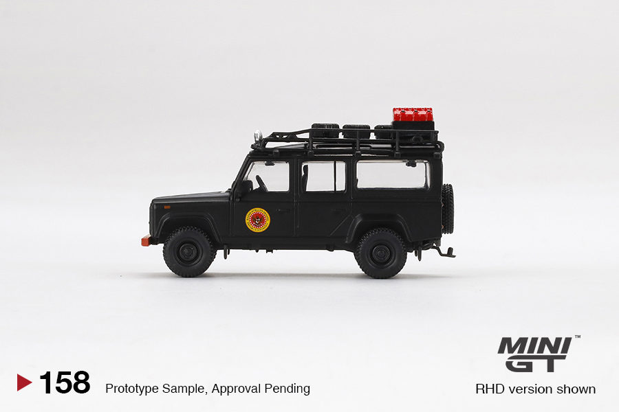 MINI GT 1/64 Land Rover Defender 110 National Information Service (Right Handle) Indonesia Limited Edition MGT00158-R