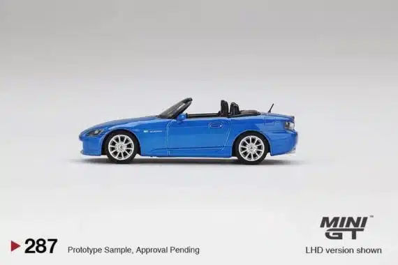 MINI GT 1/64 No.287 Honda S2000 (AP2) Laguna Blue Pearl