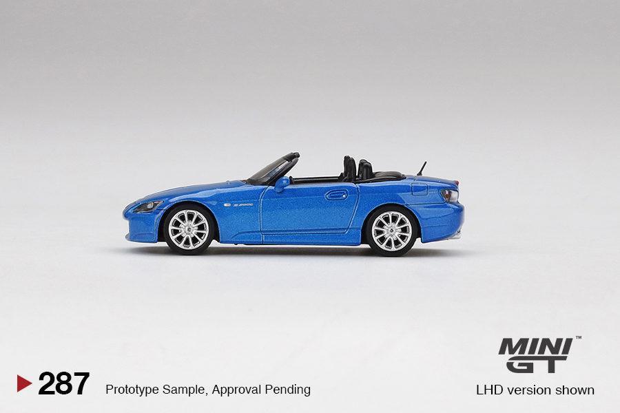 MINI GT 1/64 No.287 Honda S2000 (AP2) Laguna Blue Pearl
