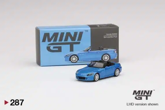 MINI GT 1/64 No.287 Honda S2000 (AP2) Laguna Blue Pearl