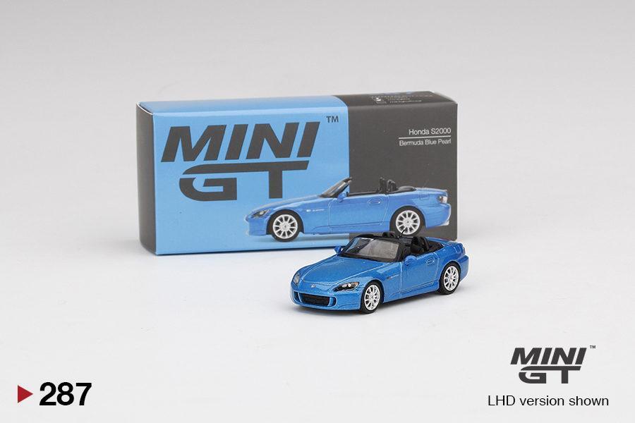 MINI GT 1/64 No.287 Honda S2000 (AP2) Laguna Blue Pearl
