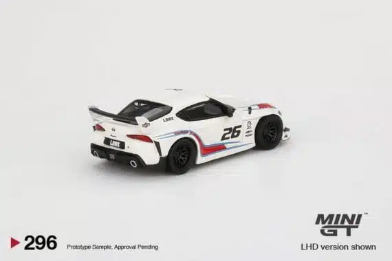 MINI GT 1/64 No.296 LB★WORKS Toyota GR Supra Martini Racing