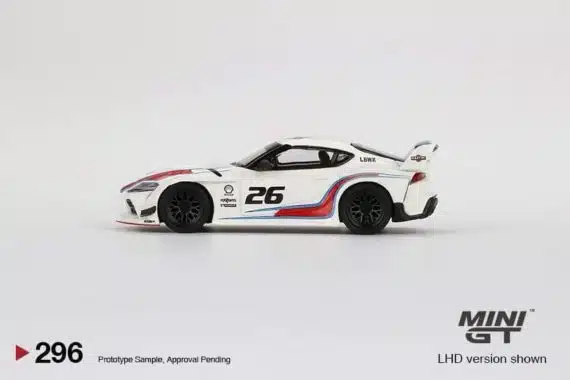 MINI GT 1/64 No.296 LB★WORKS Toyota GR Supra Martini Racing