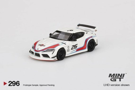 MINI GT 1/64 No.296 LB★WORKS Toyota GR Supra Martini Racing