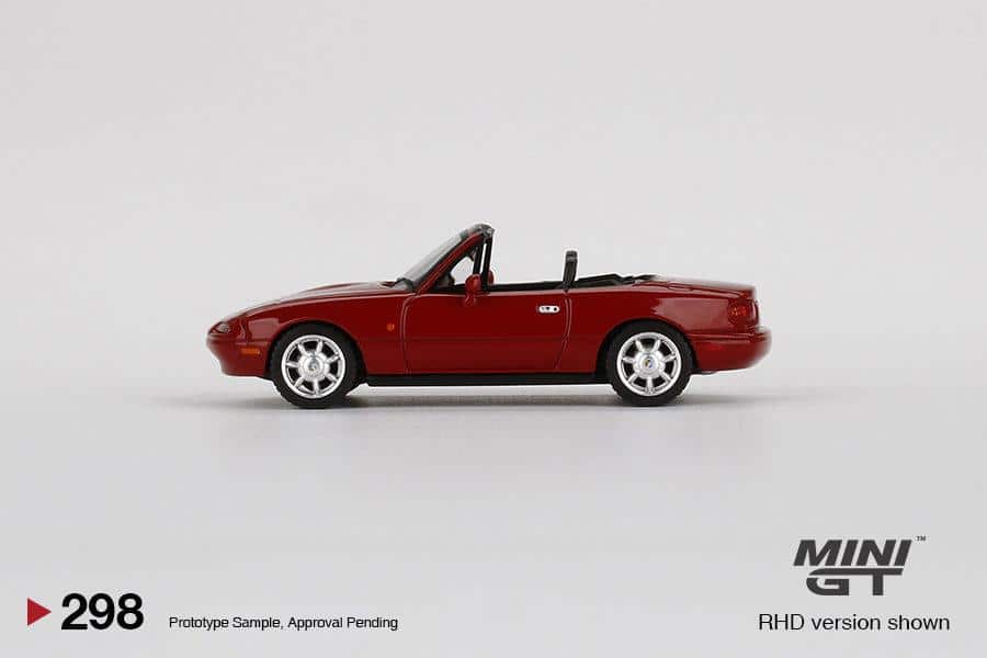 MINI GT 1/64 No.298 Eunos Roadster Classic Red