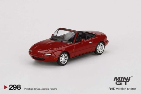 MINI GT 1/64 No.298 Eunos Roadster Classic Red