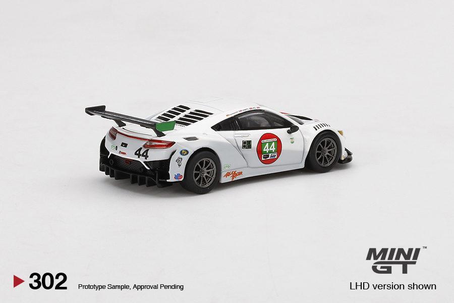 MINI GT 1/64 No.302 Acura NSX GT3 EVO #44 2021 IMSA Daytona 24 Hrs