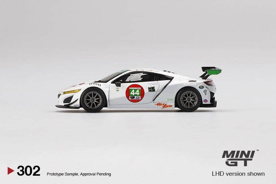 MINI GT 1/64 No.302 Acura NSX GT3 EVO #44 2021 IMSA Daytona 24 Hrs