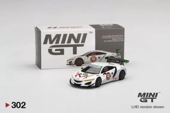 MINI GT 1/64 No.302 Acura NSX GT3 EVO #44 2021 IMSA Daytona 24 Hrs