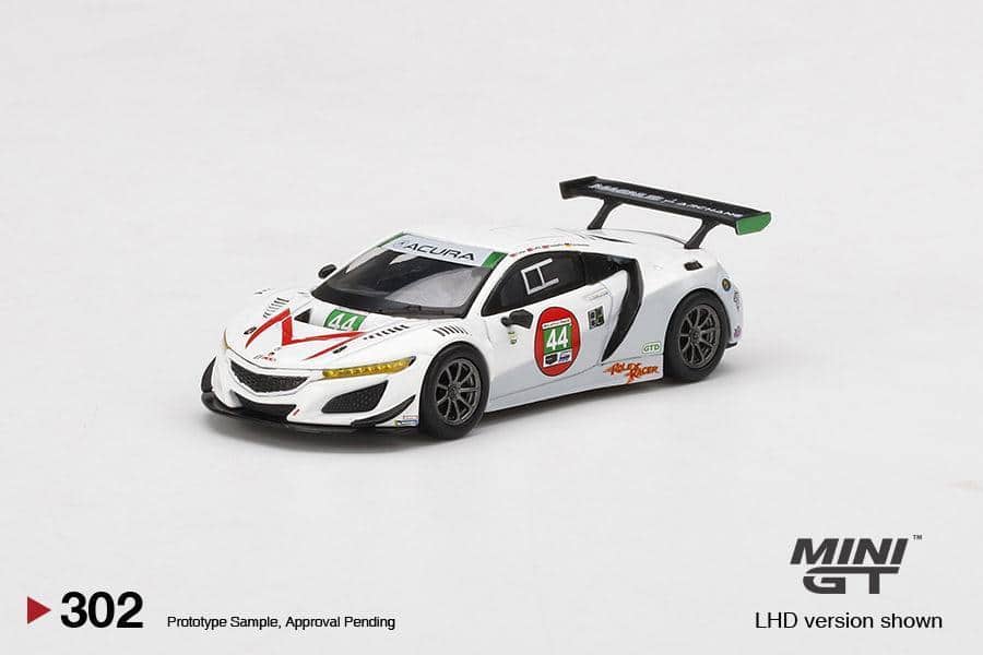 MINI GT 1/64 No.302 Acura NSX GT3 EVO #44 2021 IMSA Daytona 24 Hrs