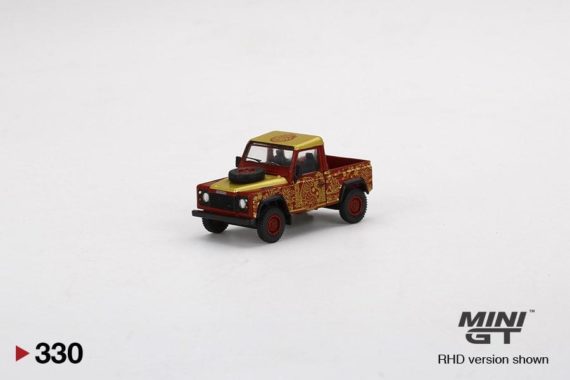 MINI GT 1/64 No.330 Land Rover Defender 90 Pickup - 2022 Chinese New Year Edition