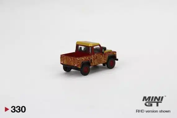 MINI GT 1/64 No.330 Land Rover Defender 90 Pickup - 2022 Chinese New Year Edition