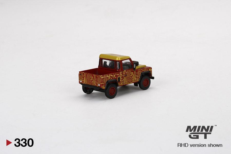 MINI GT 1/64 No.330 Land Rover Defender 90 Pickup - 2022 Chinese New Year Edition