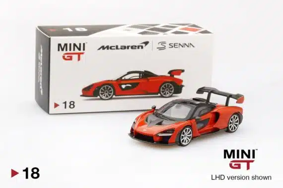 MINI GT 1/64 McLaren Sena Mira Orange