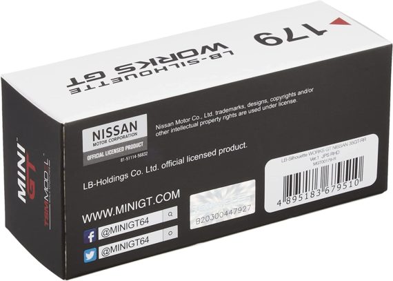 MINI GT 1/64 LB-Silhouette WORKS GT Nissan 35GT-RR Version 1 JPS Right Handle