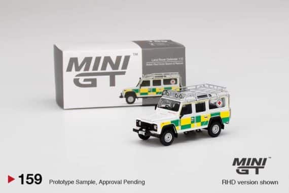 MINI GT 1/64 Land Rover Defender 110 British Red Cross Search & Rescue