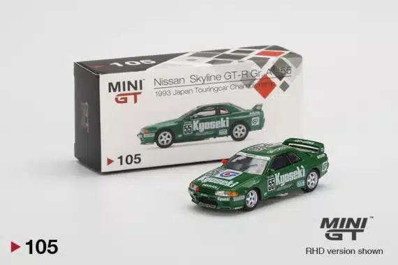 MINI GT 1/64 Nissan Skyline GT-R R32 Gr. A #55 Kyoseki 1993 Japan Touringcar Championship