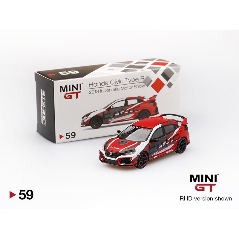 MINI GT 1/64 Honda Civic Type R (FK8) Indonesia Motor Show 2018