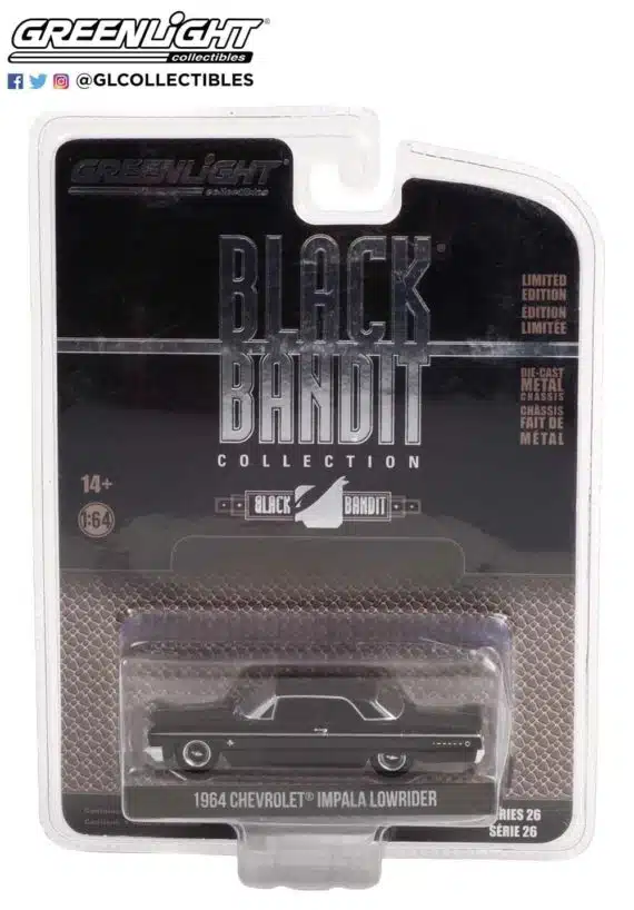 Greenlight 1/64 Black Bandit Series 26 - 1964 Chevrolet Impala Lowrider 28090