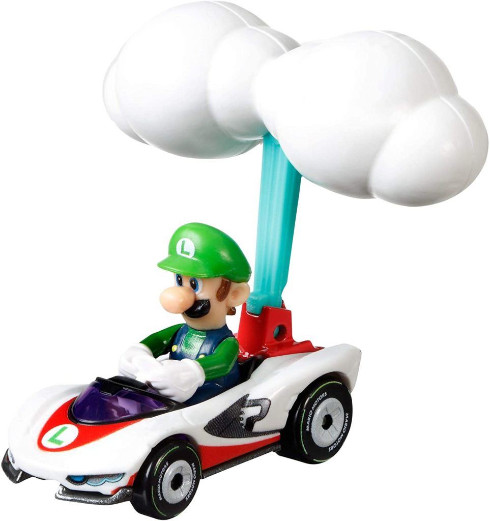 Hot Wheels Mario Kart Luigi P-Wing Cloud Glider GVD35