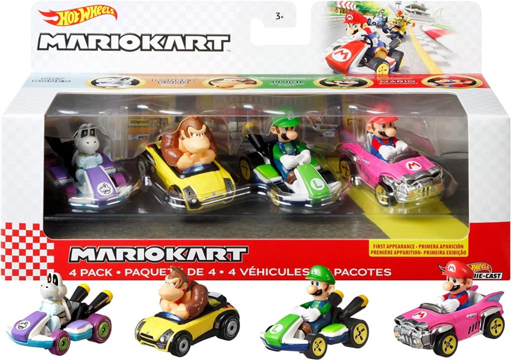 Hot Wheels Mario Kart 4 Pack A Set [Limited Mario with Bad Wagon] 986A-GWB36