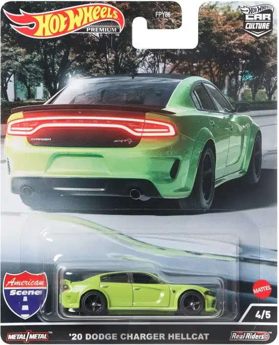 Hot Wheels Premium Car Culture American Scene '20 Dodge Charger Hellcat HCK04