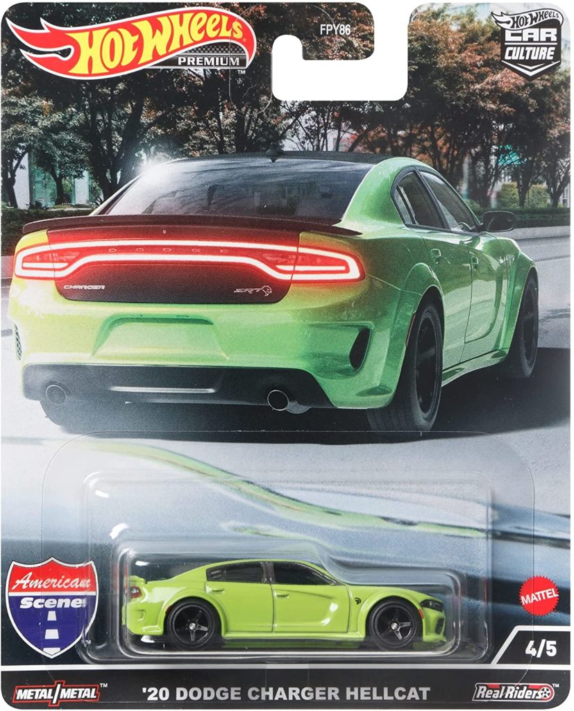 Hot Wheels Premium Car Culture American Scene '20 Dodge Charger Hellcat HCK04