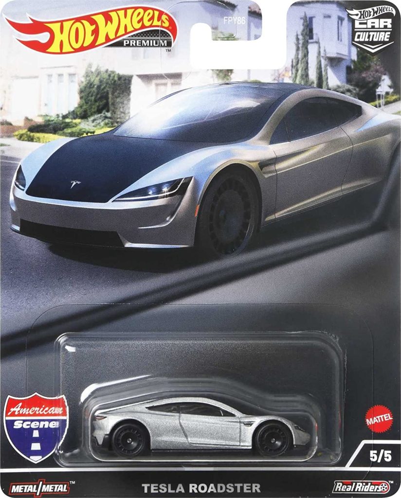 Hot Wheels Premium Car Culture American Scene Tesla Roadster HCK02