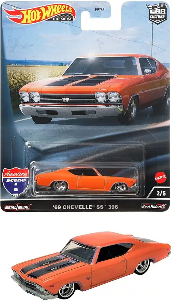 Hot Wheels Premium Car Culture American Scene '69 Chevelle SS 396 HCJ83