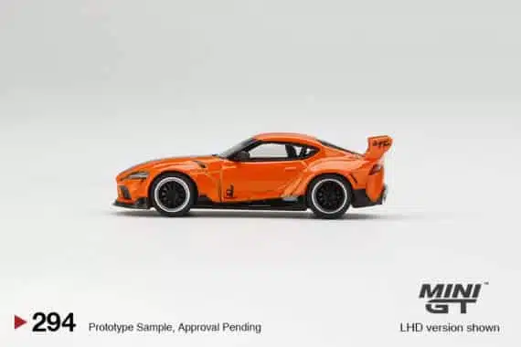 MINI GT 1/64 No.294 miJo Exclusives Pandem Toyota GR Supra V1.0 Orange