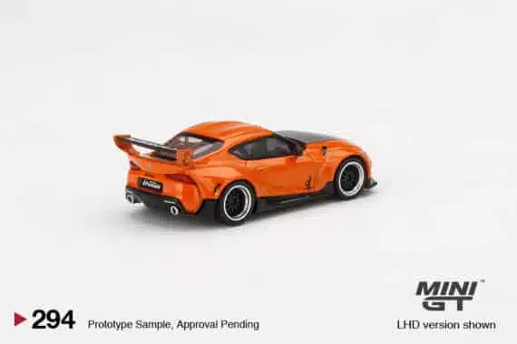 MINI GT 1/64 No.294 miJo Exclusives Pandem Toyota GR Supra V1.0 Orange