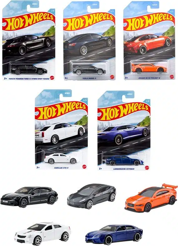 Hot Wheels Theme Automotive Assortment Porsche Panamere Turbo S E-Hybrid Sport Turismo